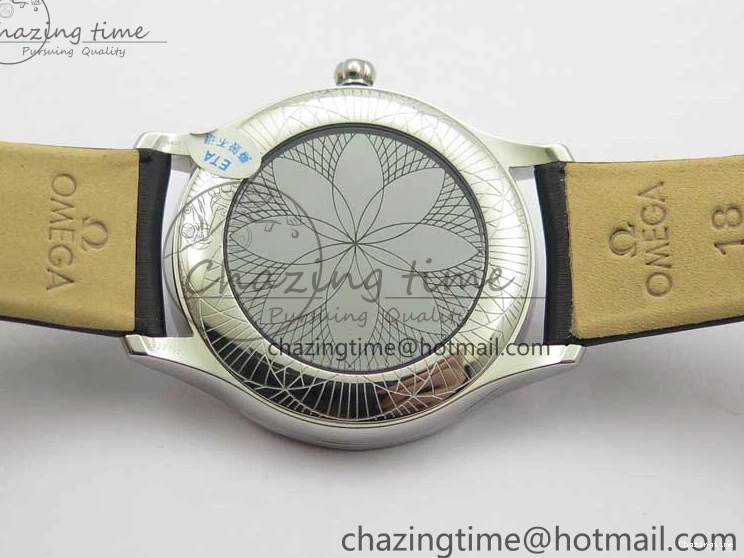 0116 StreetReady Ladies’ De Ville Trésor Diamond SS 3AF 1:1 Best Edition White MOP Dial RG Markers On Black Fabric strap Swiss Quartz 7884